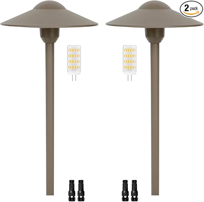 Solar Pathway Lights, Waterproof LED Garden Lights