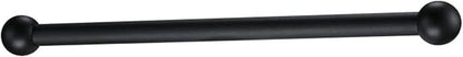 Ciata Lamp Post Cross Arm Handle Replacement, Weather Resistant Steel Cross Arm Ladder Rest with Removable Decorative Spheres for Outdoor Lamp Post and Poles, Wet Location use, Textured Black Finish