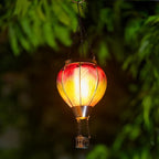 Metal Courtyard Solar Lanterns for Garden, Waterproof LED