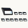 10-Pack Cool White Bright Solar Patio Lights, Outdoor LED