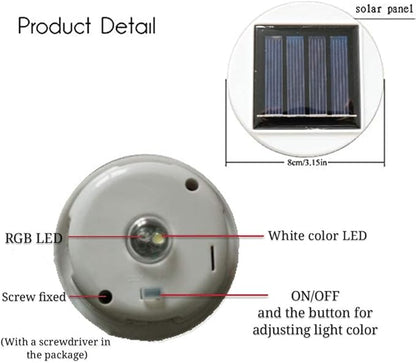 SunKite Solar Table Lights Outdoor Indoor Color Changing Crackle Crystal Glass Night Lights,Waterproof Solar Powered Mosaic Glass Lamp,for Garden Patio Yard Christmas Decorations (Multicolor)