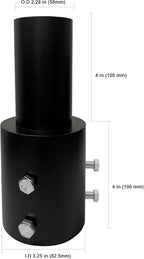 3" Pier Mount Base, Post Light Mounting Adapter