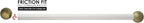 Post Light Pier Mount Adapter, 15" Heavy-Duty