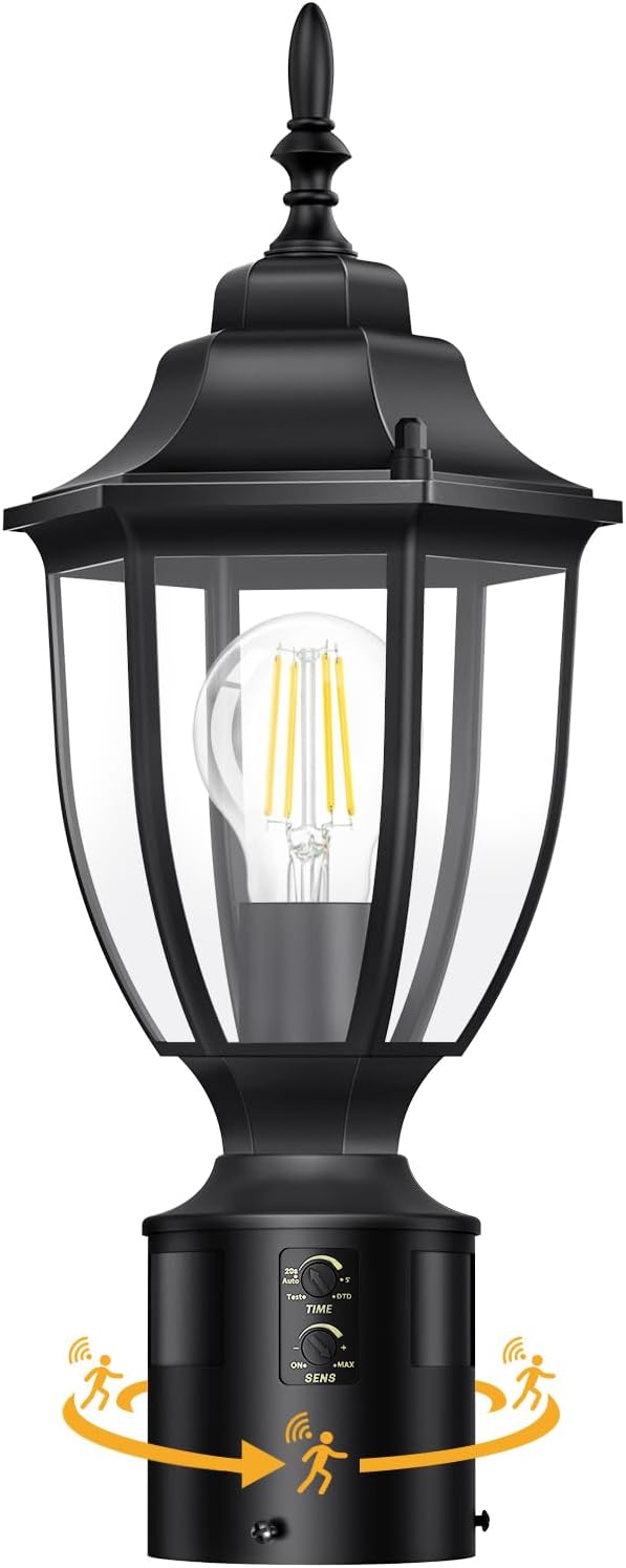 Solar Post Lighting Fixture, Outdoor Post Lighting