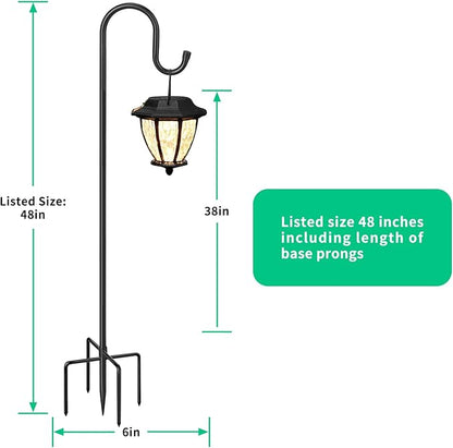 Garden Shepherd Hooks, Iron Plant Hangers