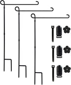 Solar-Powered Flagpole Light, Bright LED