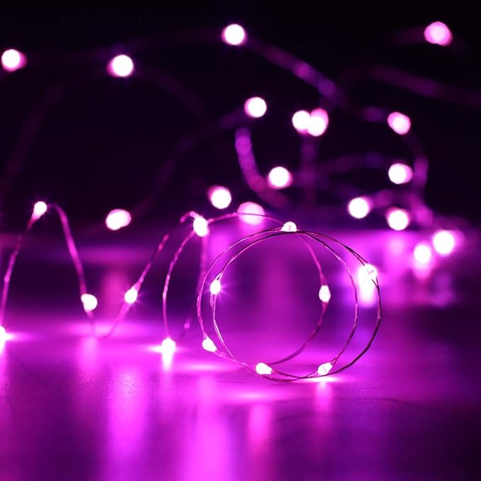 6-Pack Christmas String Lights, 3ft Waterproof Twinkle Lights