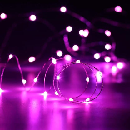 6-Pack Christmas String Lights, 3ft Waterproof Twinkle Lights