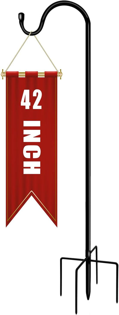 Heavy-Duty Shepherd's Hooks, 42" Garden