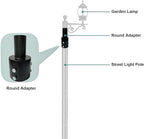4" Pier Mount Base, Post Light Mounting Adapter