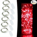 6-Pack 6ft Christmas LED String Lights, Waterproof Timer Lights