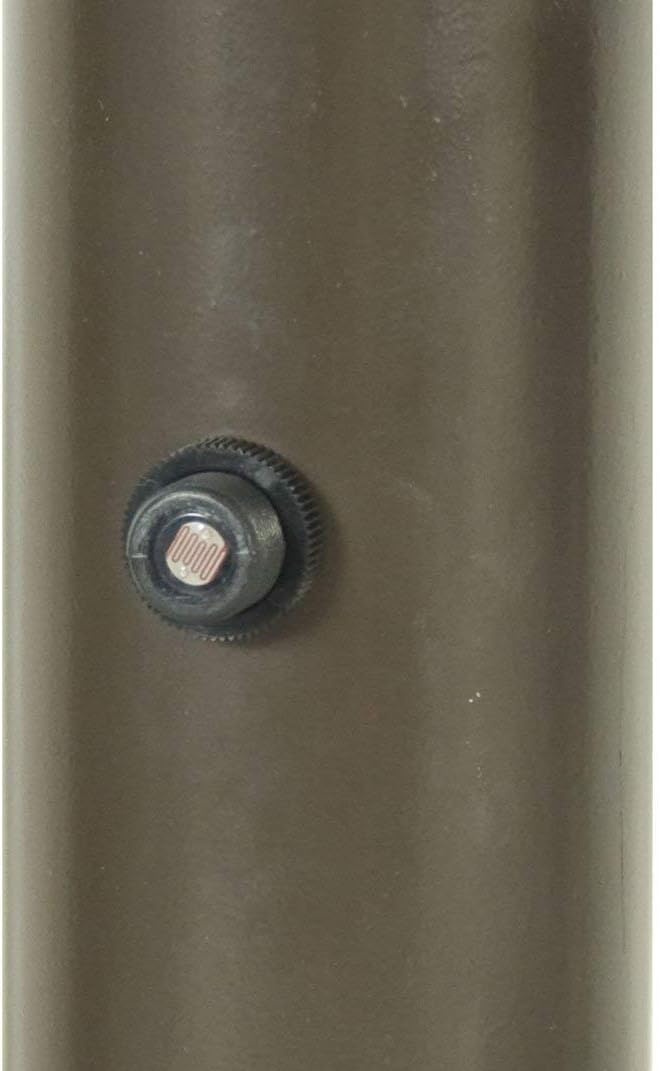 Solus SPC-688 Dusk-to-Dawn Button Sensor for Outdoor Fixtures and Lamp Posts – Auto Photocell Control, 120V, UL Listed, Black (Pack of 4)