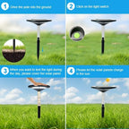 Solar Landscape Spotlights, RGB Color-Changing LED