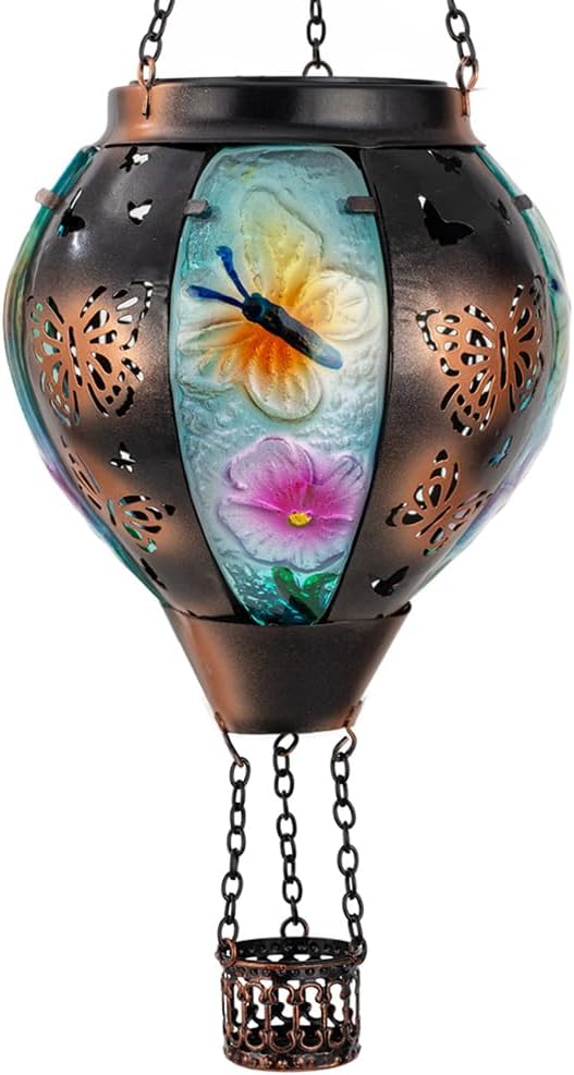 Butterfly Solar Porch Lanterns, Charming Waterproof LED