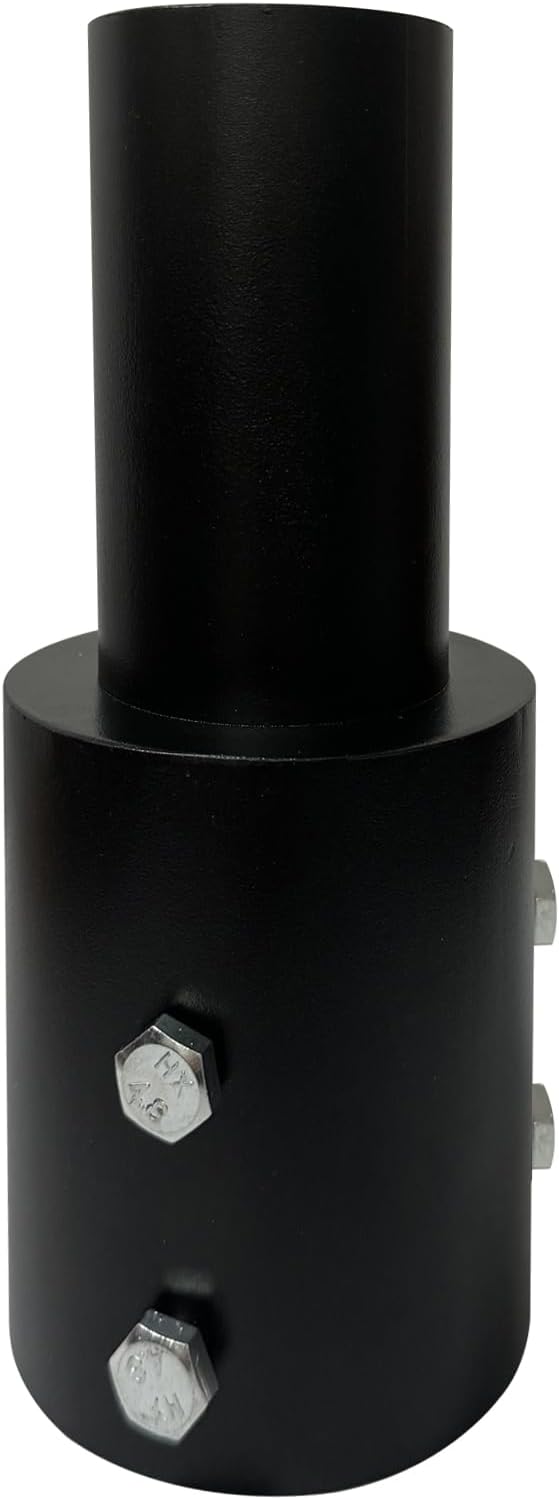 Slip Fitter Light Pole Adapter - 3 in Round Pole, 2 3/8 in Round Tenon Adapter for Led Parking Lot Shoebox Street Post Light Metal Outdoor Mount Bracket