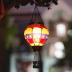 Hanging Solar Outdoor Lanterns, Elegant Waterproof LED