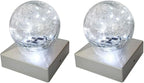 2-Pack Solar Post Cap Lights for Patio, LED
