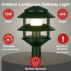 Solar Pathway Lights, Waterproof LED Yard Lights