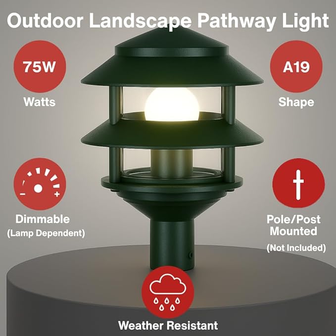 Nuvo Lighting SF77/323 Transitional One Light Landscape in Bronze/Dark finish