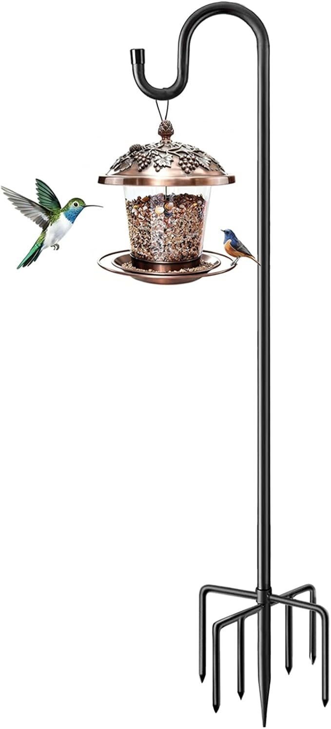 Heavy-Duty Shepherd's Hooks, 60" Garden