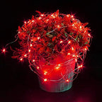 6-Pack 6ft Christmas LED String Lights, Waterproof Timer Lights