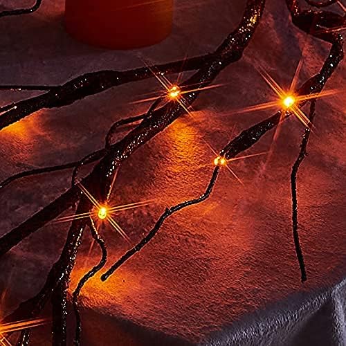 6ft Halloween LED String Lights, Waterproof Timer Lights