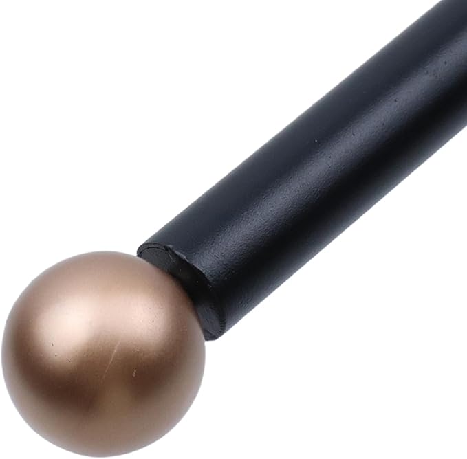 Geesatis 1Pcs Lamp Post Cross Arm Ladder Rest,Cross Arm Replacement for Outdoor Lamp Posts Pole Light,Small Bronze Ball Cross arm Handle Replacement