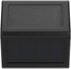 2-Pack Warm White Sleek Solar Wall Lights, Outdoor LED