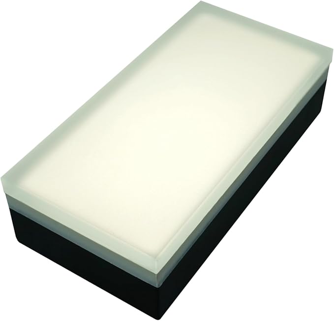 LUMENGY Paver Light 4x8 Inch (3.93x7.87), 5000K Daylight, Glare-Free Brick Lighting for Driveways, Walkways, Pool Decks and Patios, 12V Hardwired, IP67 Waterproof, Drive-Over Rated