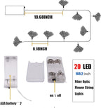 Christmas String Lights, 14ft 20 LED Waterproof Twinkle Lights