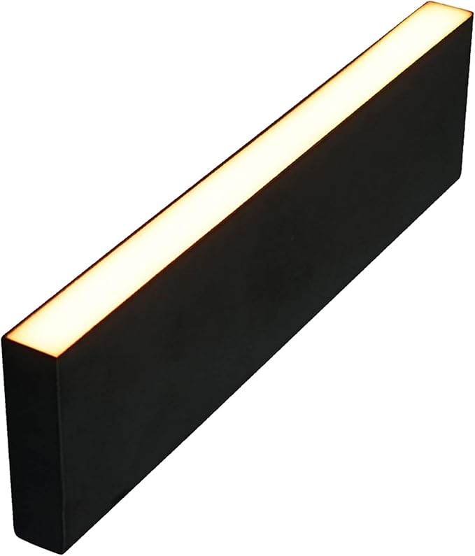 LUMENGY Paver Light Slim 0.5x9 Inch (0.55x8.85), 2700K Warm White, Glare-Free Linear Lighting for Driveways, Walkways and Paver Borders, 12V Hardwired, IP67 Waterproof, Drive-Over Rated