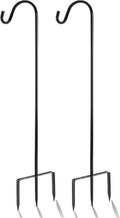 2-Pack 2" Shepherd's Hooks, Heavy-Duty Garden Stakes