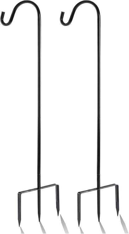 2-Pack 2" Shepherd's Hooks, Heavy-Duty Garden Stakes