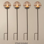 Solar Walkway Path Lights 4-Pack, Waterproof