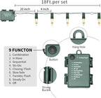 Christmas String Lights, 17ft 50 LED Timer