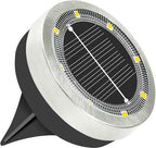 Warm White Flat Solar Walkway Lights, Waterproof LED