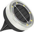 Cold White Flat Solar Garden Lights, Waterproof LED