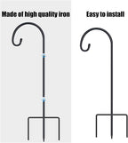 Heavy-Duty Shepherd's Hooks 8-Pack, 32" Garden