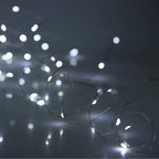 2-Pack Christmas LED String Lights, Waterproof Timer Lights
