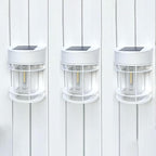12-Pack Warm White Solar Gutter Lights, Outdoor LED