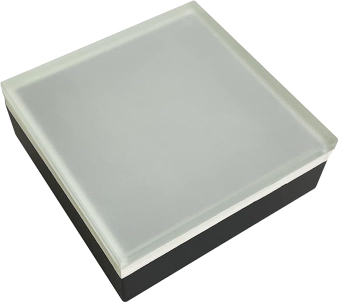 LUMENGY Paver Light 6x6 Inch (5.9x5.9), 2700K Warm White, Glare-Free Brick Lighting for Driveways, Walkways, Pool Decks and Patios, 12V Hardwired, IP67 Waterproof, Drive-Over Rated