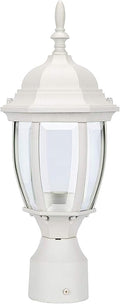 Lamp Post Light for Outdoor Posts, White Waterproof