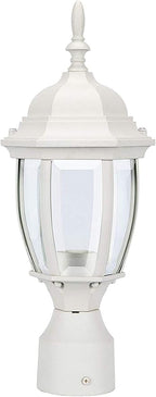 Lamp Post Light for Outdoor Posts, White Waterproof