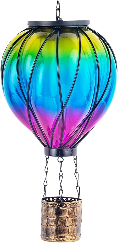 Hanging Solar Backyard Lanterns, Elegant Waterproof LED
