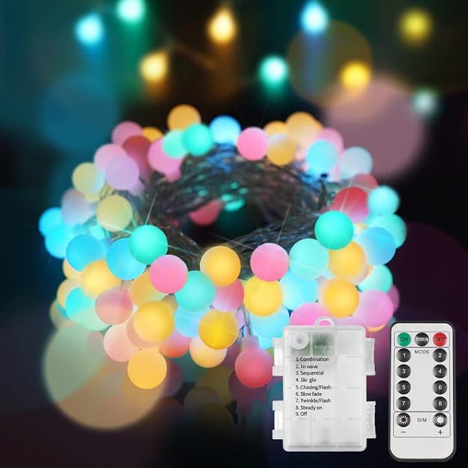 LED Patio String Lights, Waterproof Outdoor