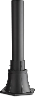 Black Solar Fence Post Lights, Outdoor LED Caps