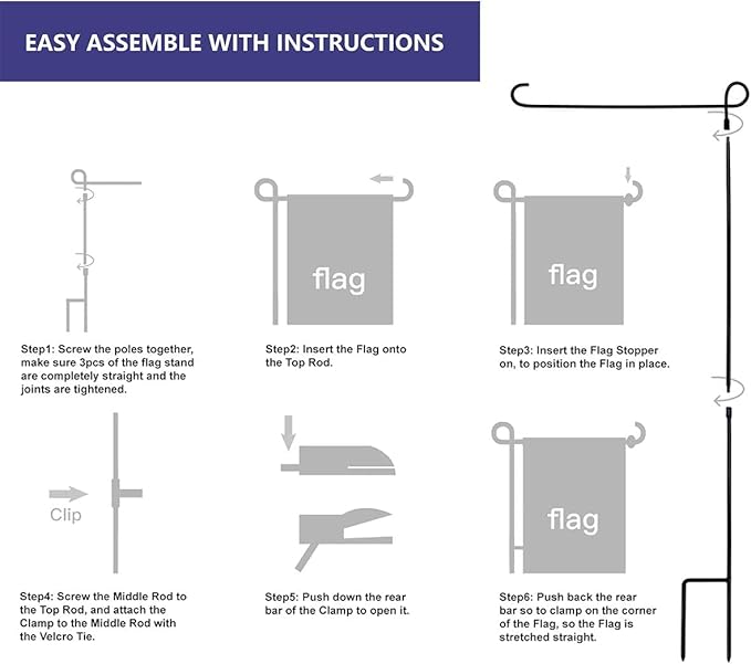Solar-Powered Flagpole Light, Bright LED