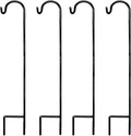 4-Pack 35" Shepherd's Hooks, Heavy-Duty Garden Stakes