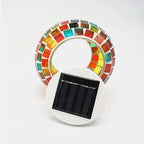 Mosaic Solar Lawn Figurine Light, Waterproof