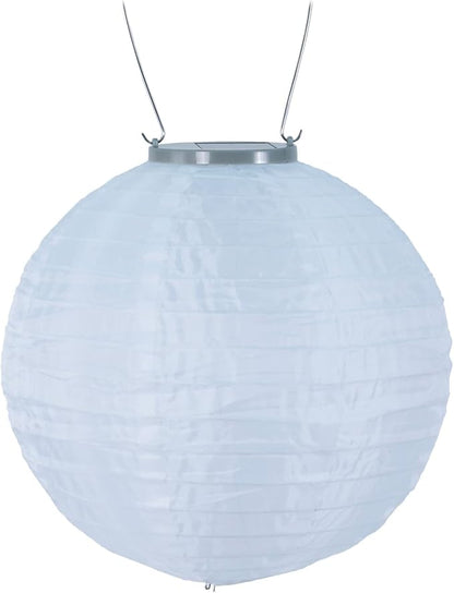 Allsop Home Garden 31577 10-in. Glow Nylon Solar Lantern